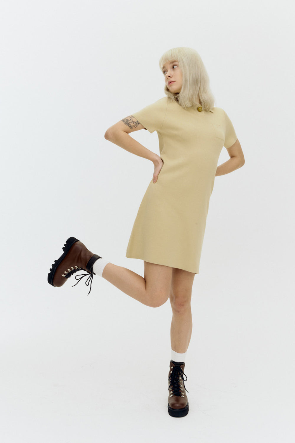 Emily Soybean Knit Dress