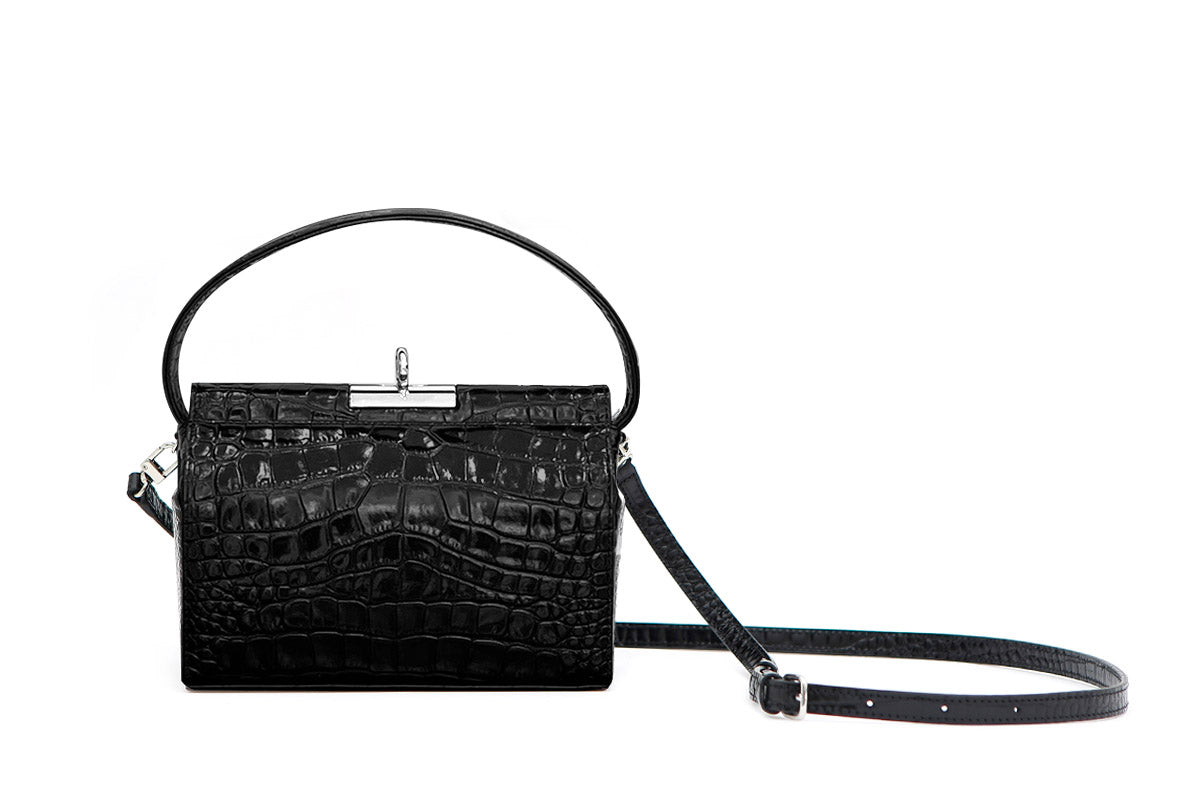 Milky Bag - New Black (Croc Embossed)