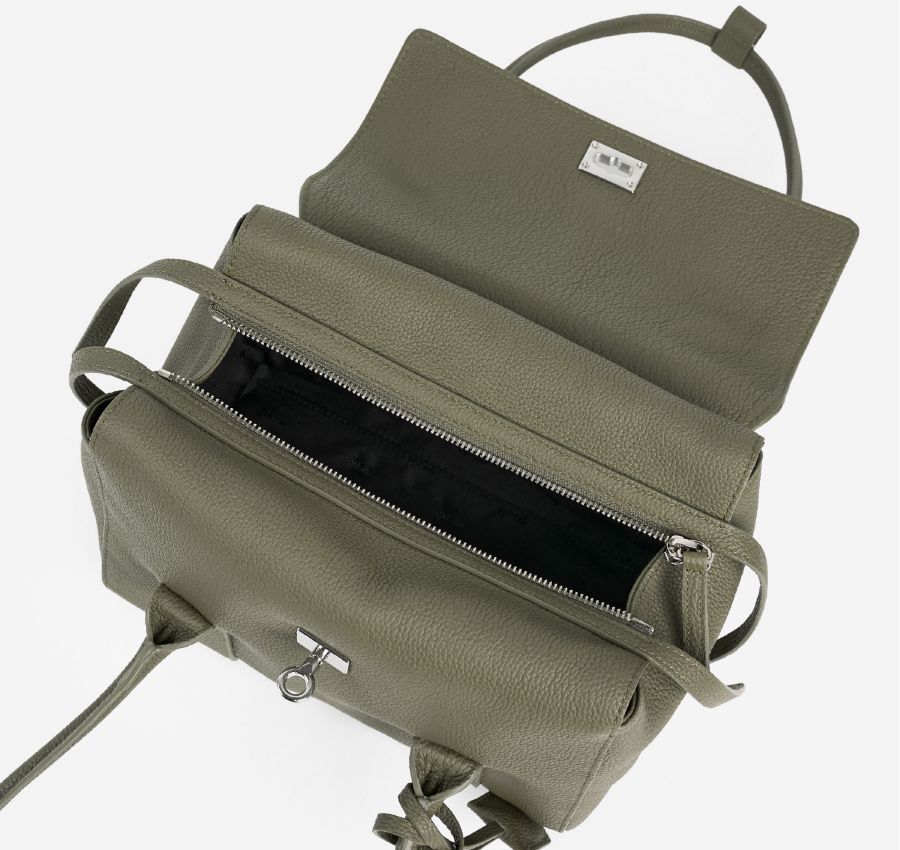 Journey S バッグ - チェスナット (スエード)