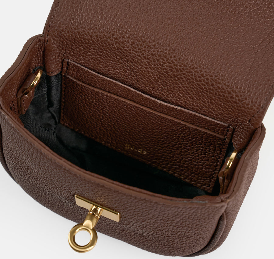 Bolsa Journey S - Castanha (Camurça)