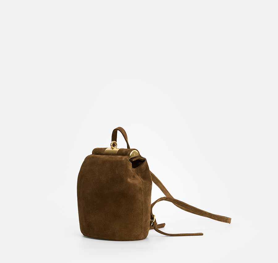 Mini Lowa Bag - Chestnut (Suede)