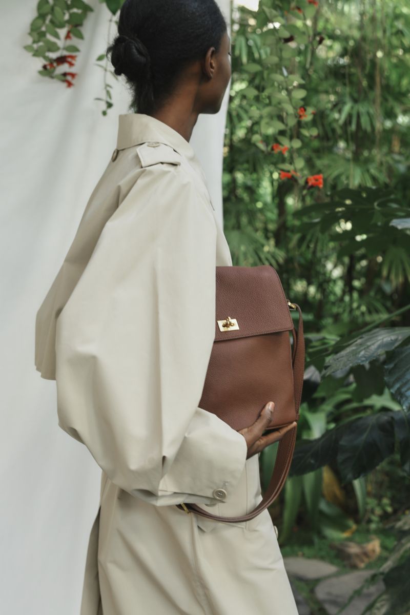 Borsa Journey S - Castagna (camoscio)