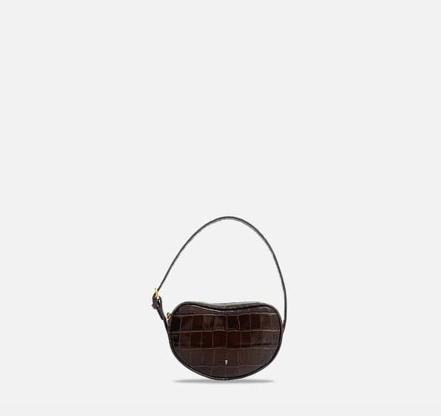 Mimi Bag - Choco (Croc Embossed)