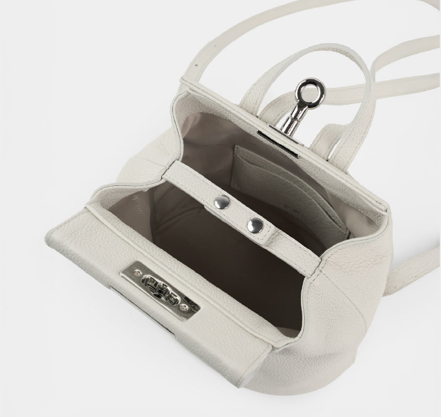 迷你 Lowa 包 - 栗色（麂皮）