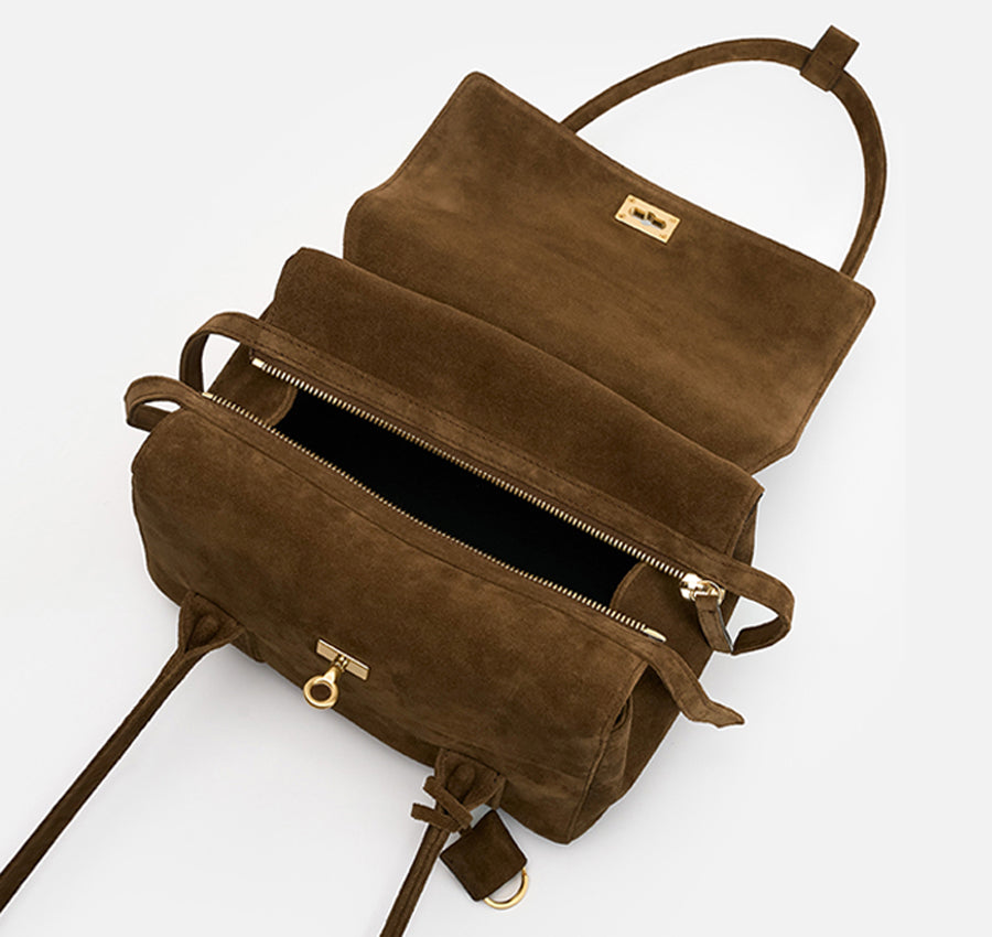 Journey S Bag - Chestnut (Suede)