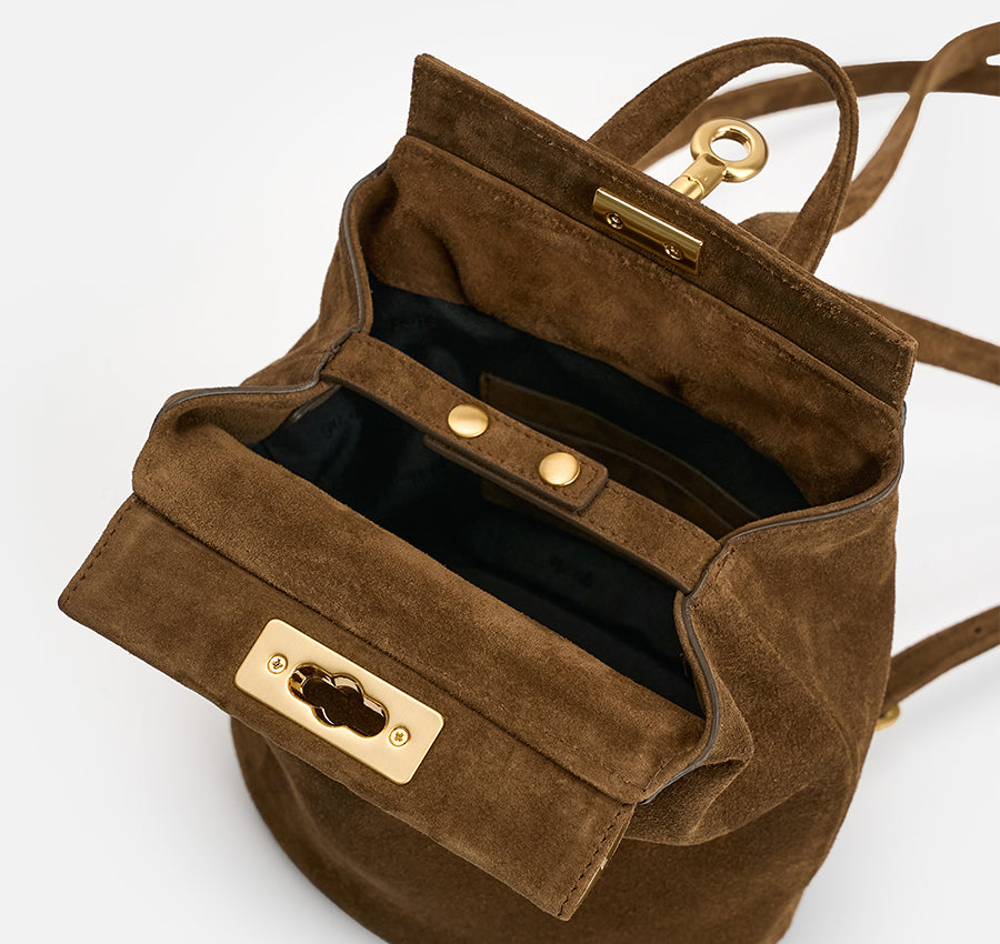 Mini Lowa Bag - Chestnut (Suede)