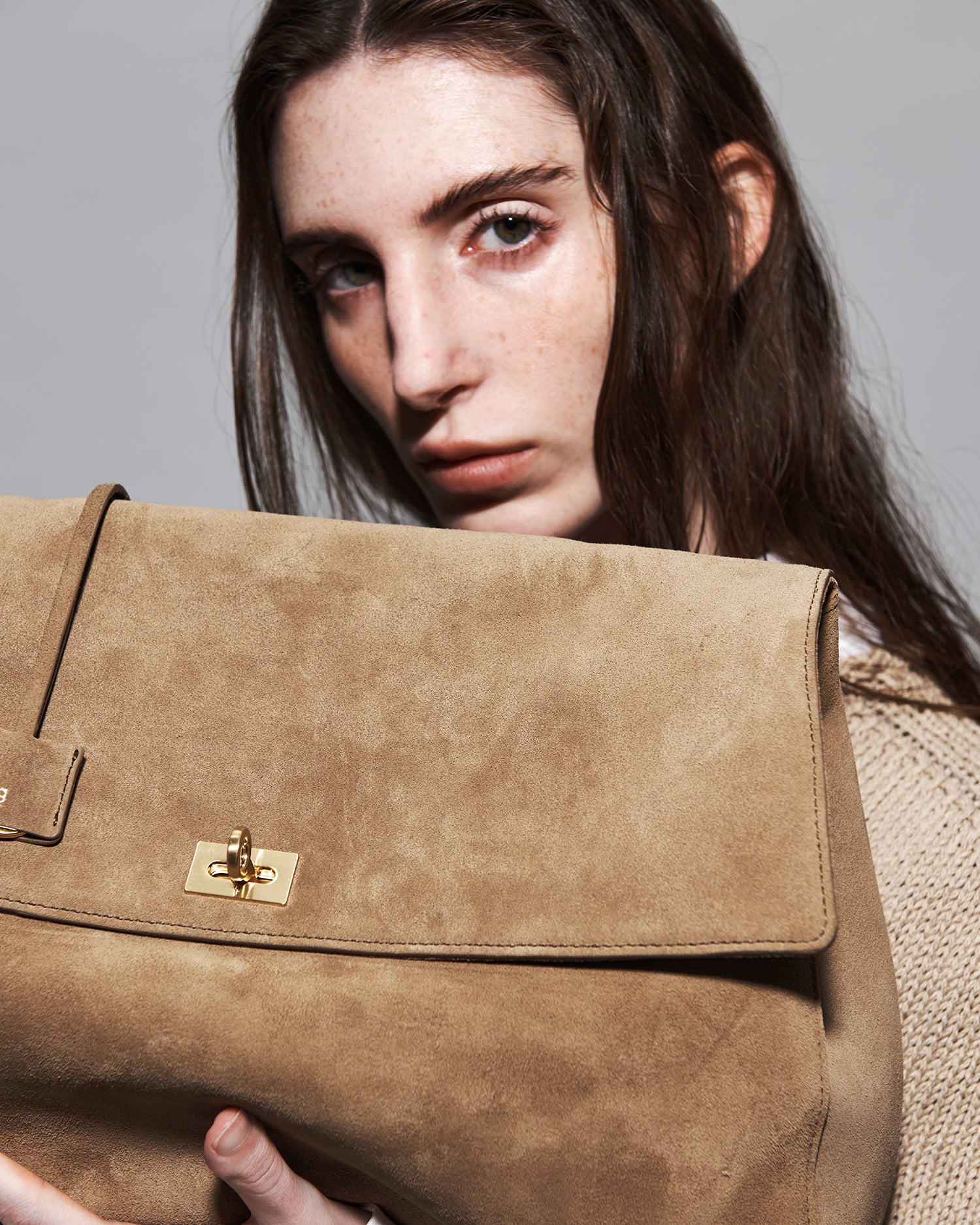 Maude Bag - Dune (Suede)