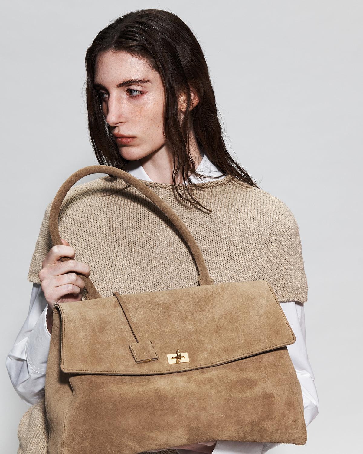 Maude Bag - Dune (Suede)