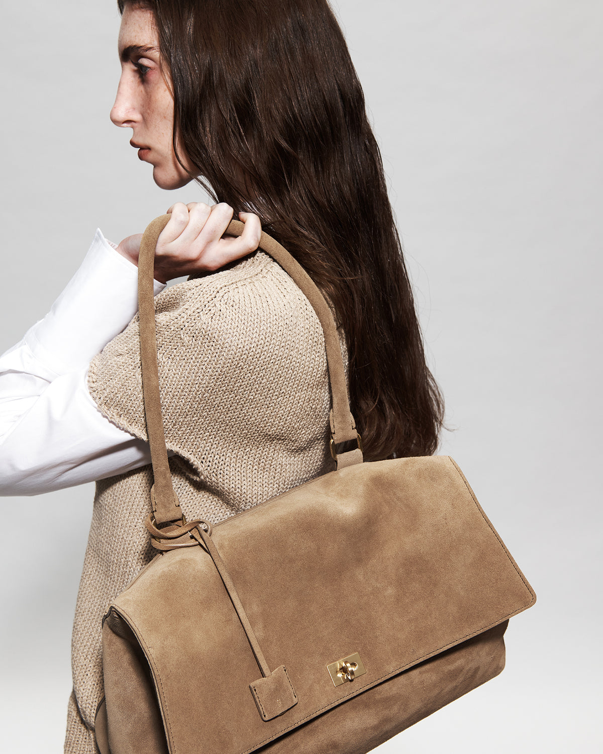 Maude Bag - Dune (Suede)