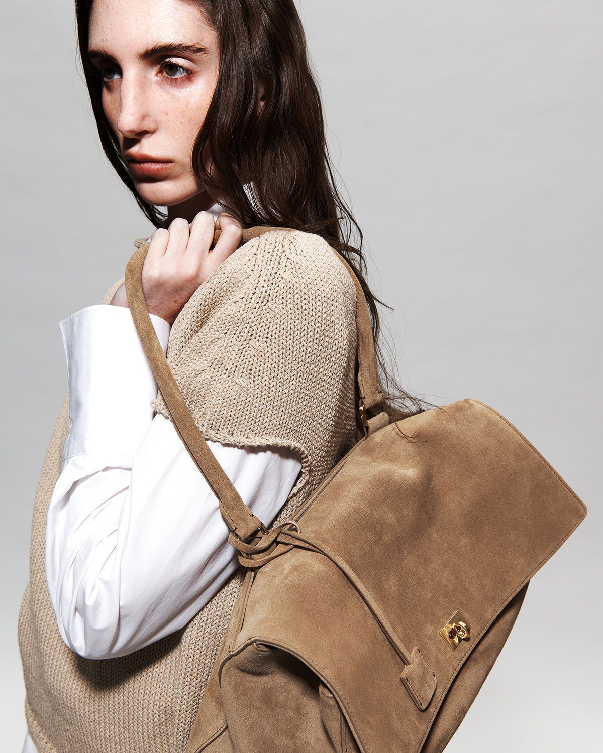 Maude Bag - Dune (Suede)