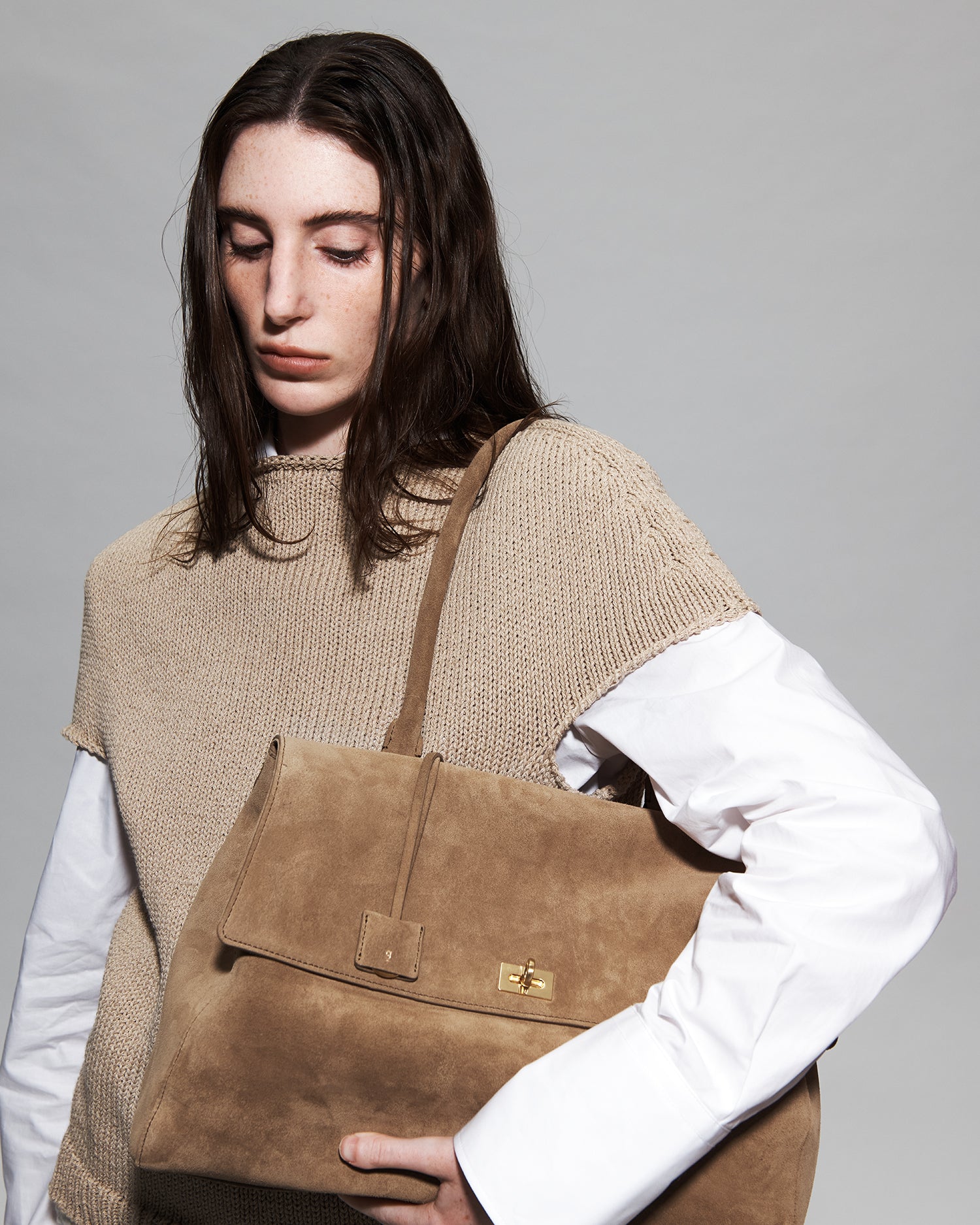 Maude Bag - Dune (Suede)