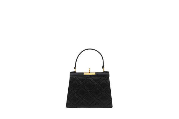 [Pre-Order] Rose S Bag - Black (24K Gold Tone H/W)