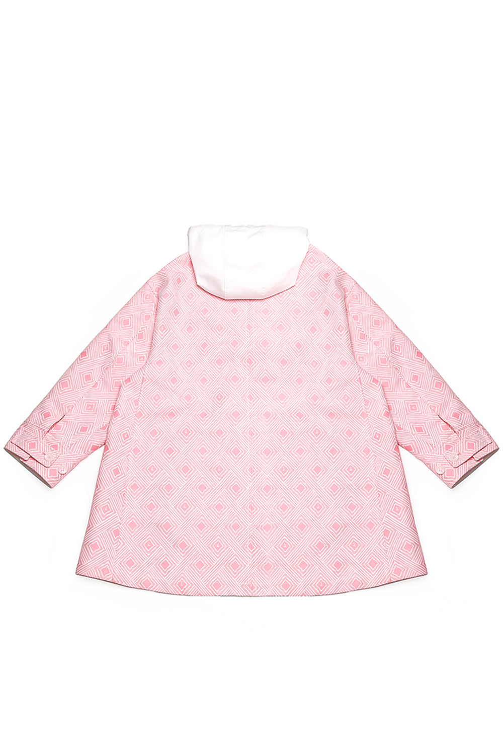 Elie Sorbet Pink Jacquard Half-zip Dress