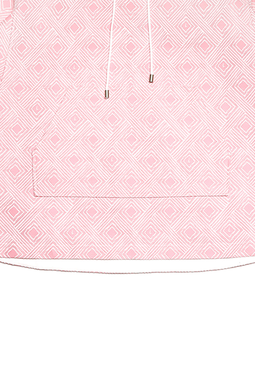 Elie Sorbet Pink Jacquard Half-zip Dress