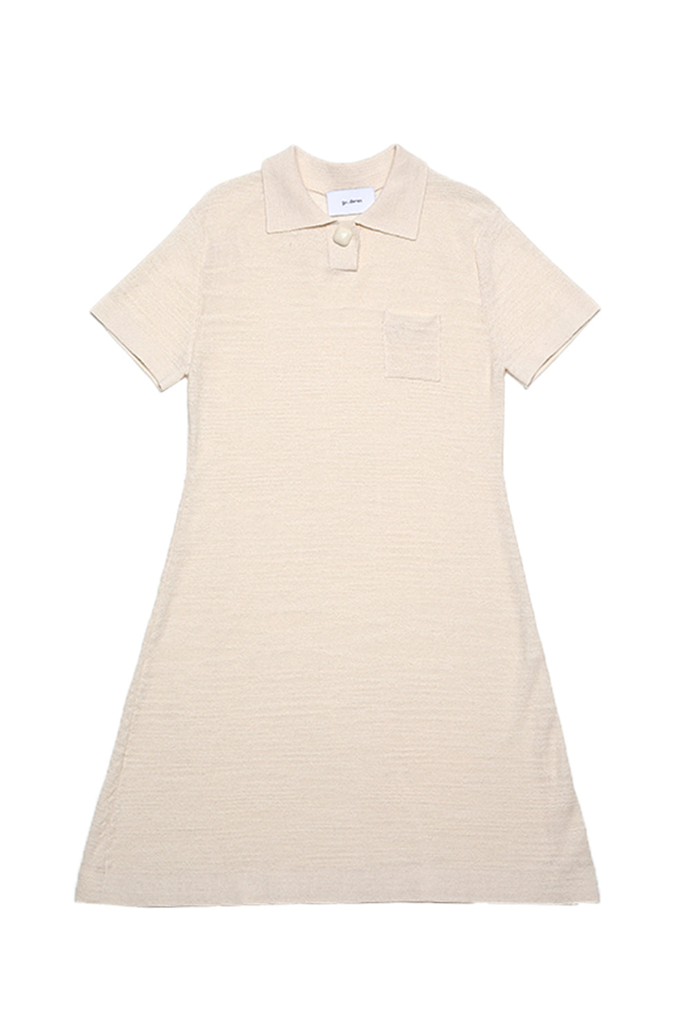 Emily Knit Mini Dress - Vanilla
