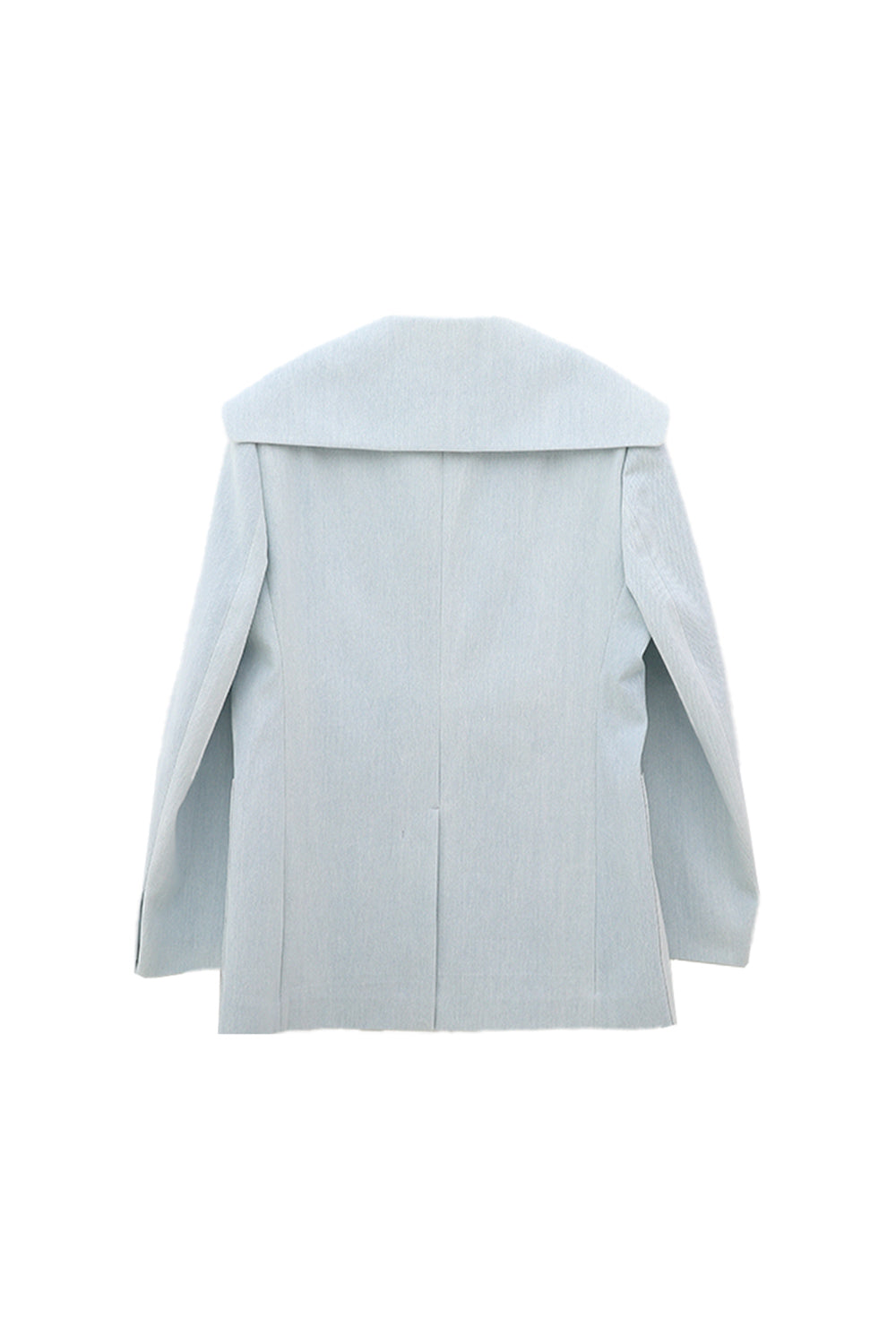Ella Sailor Collar Jacket - Baby Blue