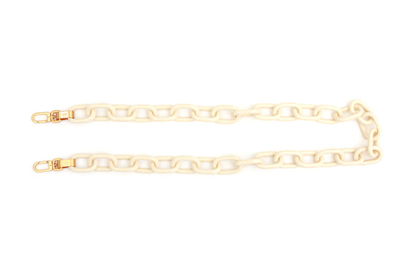 Vanilla Candy Chain Strap with 24K Gold Tone Metal