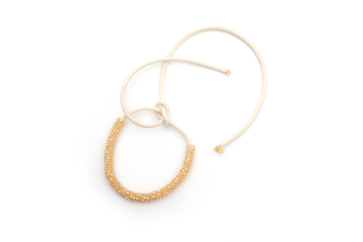 Beads Necklace - Papaya