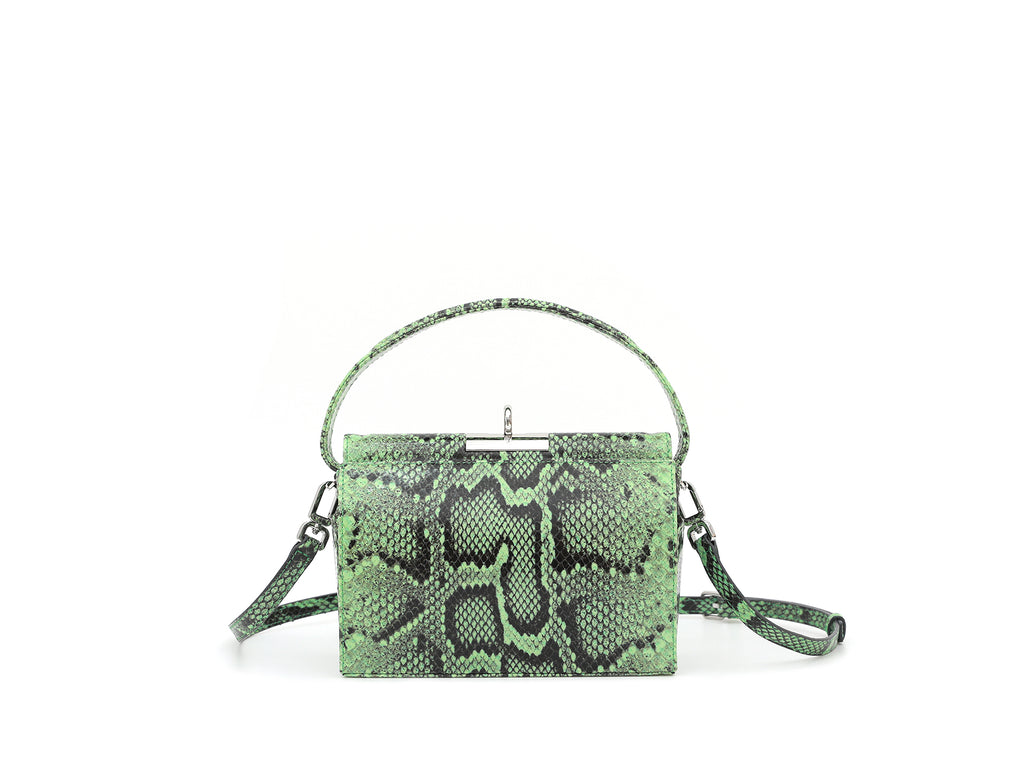 Milky Lime Green Python Embossed Leather Bag– Official International Online  Store gu_de