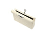 Luxy Ivory Croc-Embossed Leather Bag with Silver Tone Hardware - gu_de
