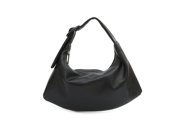 Lisa M Black Leather Bag